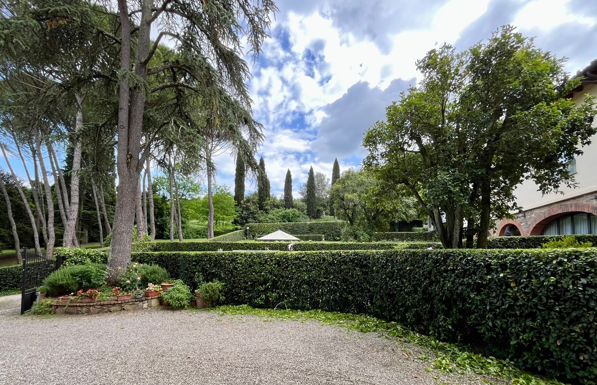 Progetto di giardino disegnato e applicato sul campo.